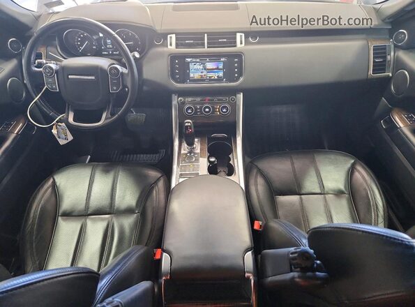 SALWR2KF2GA548902 2016 LAND ROVER RANGE Black Вид панелі приладів