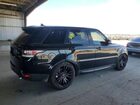 2016 Land Rover Range Rover Sport Hse Черный vin: SALWR2KF3GA636471