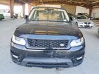 2016 Land Rover Range Rover Sport Hse Черный vin: SALWR2KF3GA636471