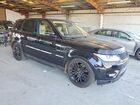2016 Land Rover Range Rover Sport Hse Черный vin: SALWR2KF3GA636471