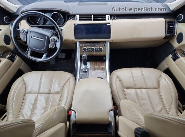 SALWR2KF9GA108840 2016 LAND ROVER RANGE Угольный Вид панели приборов