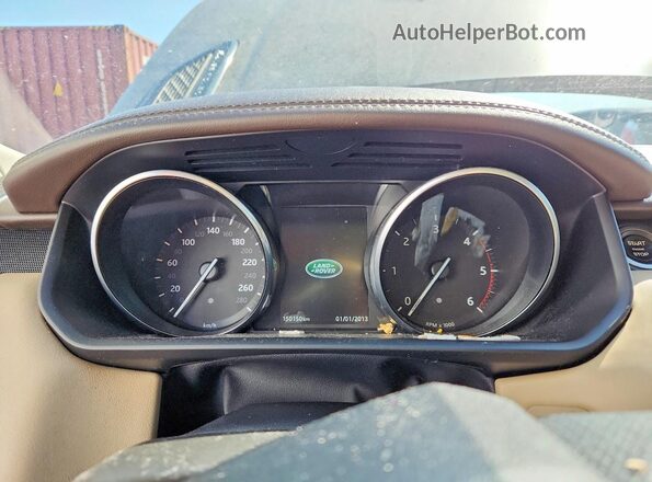 SALWR2KF9GA108840 2016 LAND ROVER RANGE Угольный Вид щитка приборов