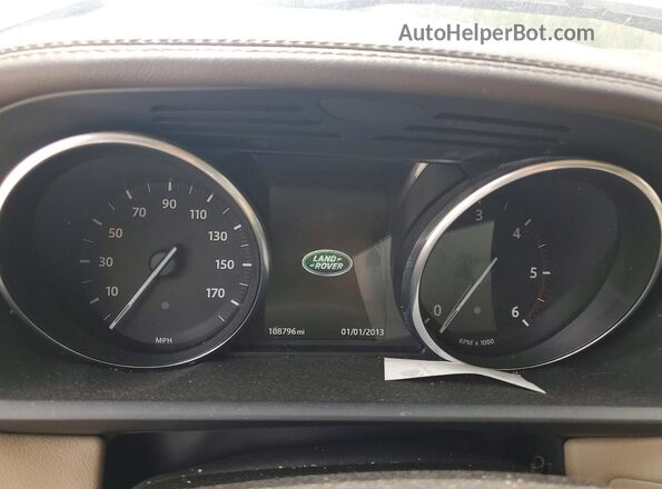SALWR2KF9GA569584 2016 LAND ROVER RANGE Белый Вид щитка приборов