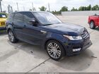 2016 Land Rover Range Rover Sport 3.0l V6 Supercharged Hse Blue vin: SALWR2PF5GA122131
