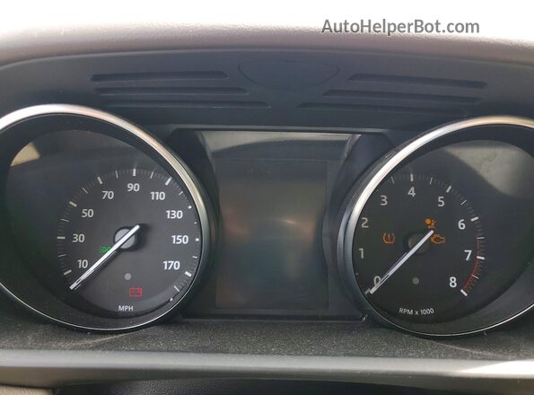 SALWR2PF5GA596418 2016 LAND ROVER RANGE Белый Вид щитка приборов