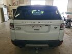 2016 Land Rover Range Rover Sport Hse Белый vin: SALWR2PF5GA596418