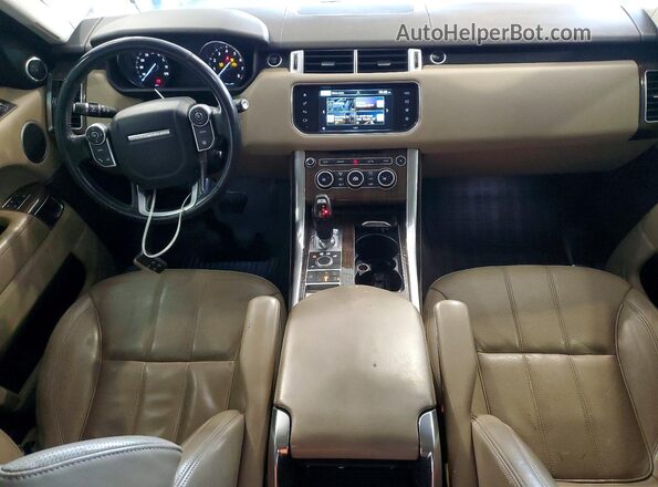 SALWR2PF5GA596418 2016 LAND ROVER RANGE Белый Вид панели приборов