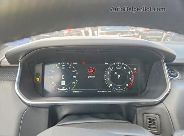 SALWR2REXKA825009 2019 LAND ROVER RANGE Белый Вид щитка приборов