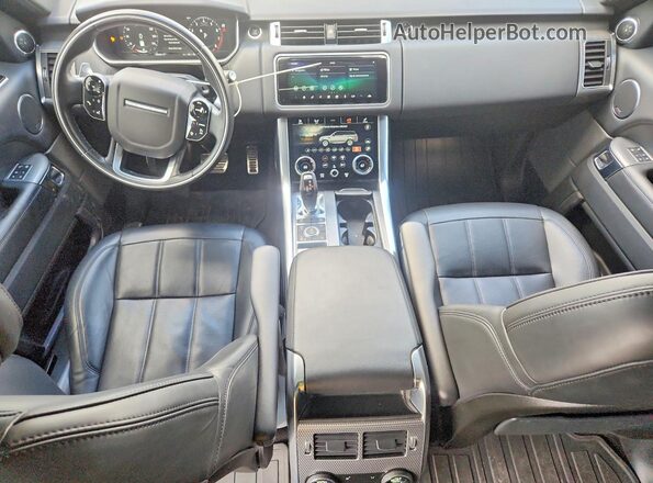 SALWR2REXKA825009 2019 LAND ROVER RANGE Белый Вид панели приборов