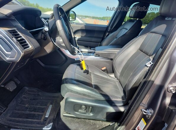 SALWR2RK6JA198605 2018 LAND ROVER RANGE Серый Вид салона спереди