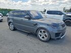 2018 Land Rover Range Rover Sport Hse Серый vin: SALWR2RK7JA400738