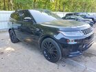 2018 Land Rover Range Rover Sport Hse Черный vin: SALWR2RK9JA182365
