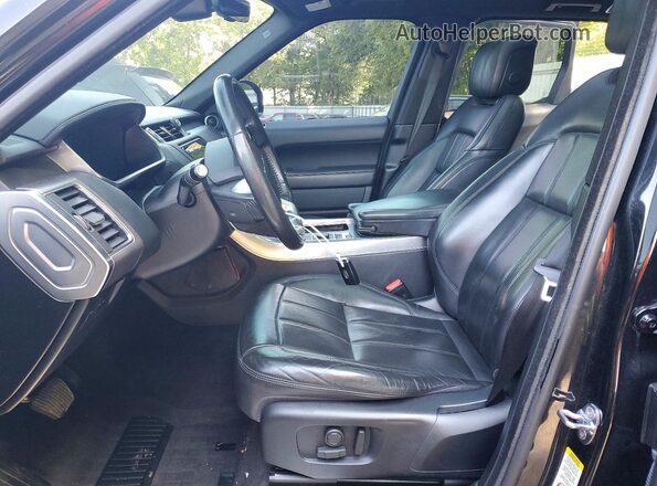 SALWR2RK9JA182365 2018 LAND ROVER RANGE Черный Вид салона спереди