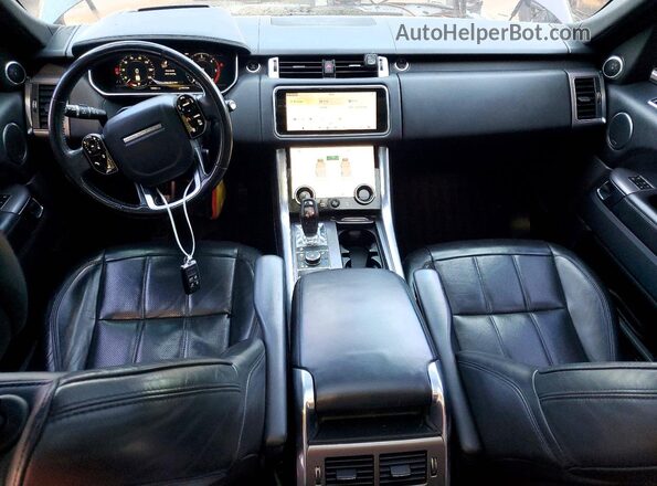 SALWR2RK9JA182365 2018 LAND ROVER RANGE Черный Вид панели приборов
