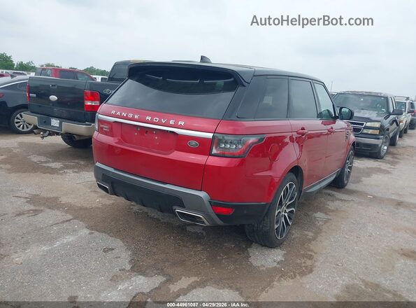 SALWR2RU4KA863830 2019 LAND ROVER RANGE ROVER SPORT Красный Задняя правая четверть