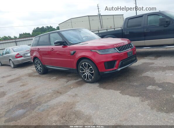SALWR2RU4KA863830 2019 LAND ROVER RANGE ROVER SPORT Красный Передняя правая четверть