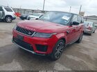 2019 Land Rover Range Rover Sport Hse Mhev Красный vin: SALWR2RU4KA863830