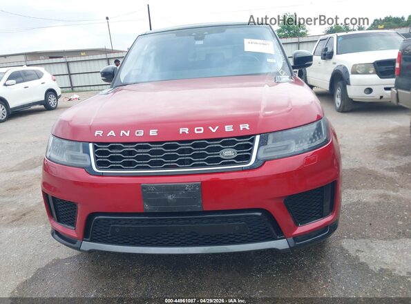 SALWR2RU4KA863830 2019 LAND ROVER RANGE ROVER SPORT Красный Вид спереди