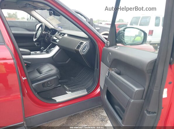 SALWR2RU4KA863830 2019 LAND ROVER RANGE ROVER SPORT Красный Вид салона спереди