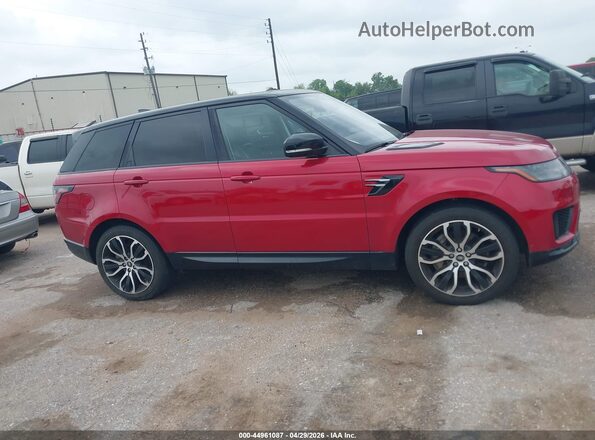 SALWR2RU4KA863830 2019 LAND ROVER RANGE ROVER SPORT Красный Вид задней части салона