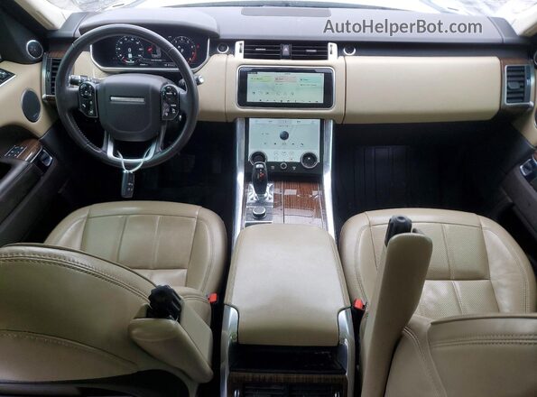 SALWR2RU4KA863973 2019 LAND ROVER RANGE Белый Вид панели приборов