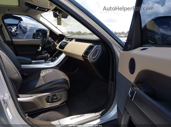 SALWR2RV0KA850016 2019 LAND ROVER RANGE ROVER SPORT Silver Widok wnętrza z przodu