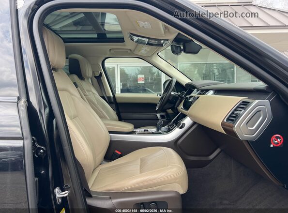 SALWR2RV1KA833757 2019 LAND ROVER RANGE ROVER SPORT Black Widok wnętrza z przodu