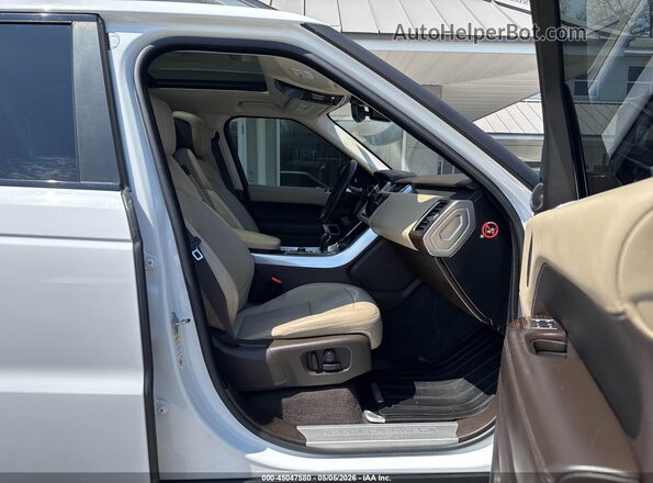 SALWR2RV2JA405808 2018 LAND ROVER RANGE ROVER SPORT White Widok wnętrza z przodu