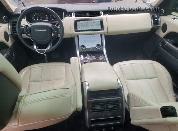 SALWR2RV3KA417953 2019 LAND ROVER RANGE Черный Вид панели приборов
