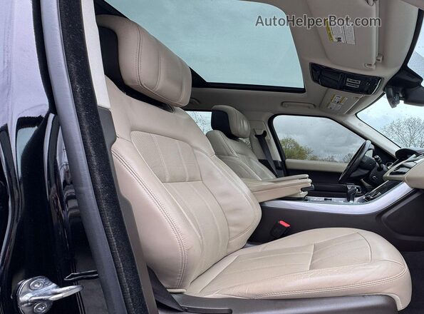 SALWR2RV3KA828527 2019 LAND ROVER RANGE ROVER SPORT Черный Вид салона спереди