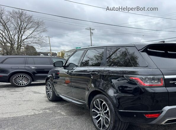 SALWR2RV3KA828527 2019 LAND ROVER RANGE ROVER SPORT Черный Задняя левая четверть