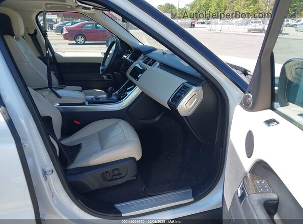 SALWR2RV5KA845393 2019 LAND ROVER RANGE ROVER SPORT White Widok wnętrza z przodu