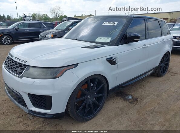 SALWR2RV6KA426887 2019 LAND ROVER RANGE ROVER SPORT Белый Передняя левая четверть