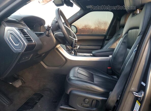 SALWR2RV7KA824013 2019 LAND ROVER RANGE Gray Widok wnętrza z przodu