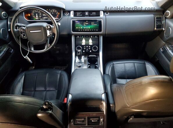 SALWR2RV7KA824013 2019 LAND ROVER RANGE Gray Widok deski rozdzielczej