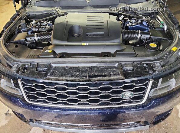 SALWR2SU3LA892134 2020 LAND ROVER RANGE Blue Widok komory silnika