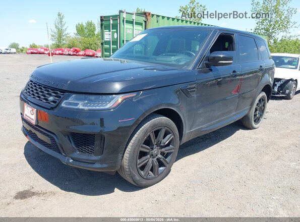 SALWR2SU8MA749732 2021 LAND ROVER RANGE ROVER SPORT Черный Передняя левая четверть