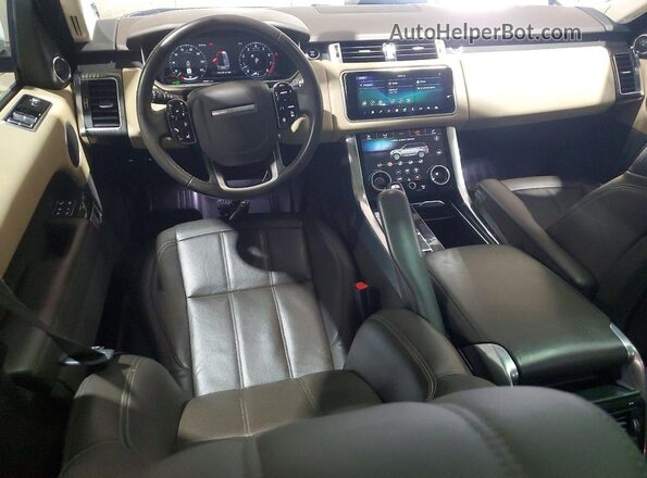 SALWR2SUXLA886573 2020 LAND ROVER RANGE Белый Вид панели приборов