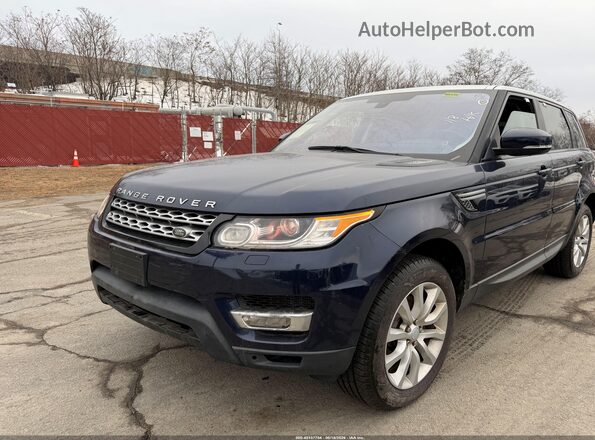 SALWR2VF1GA552189 2016 LAND ROVER RANGE ROVER SPORT Blue Передня ліва чверть