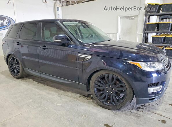 SALWR2VF2GA636196 2016 LAND ROVER RANGE Синий Передняя правая четверть