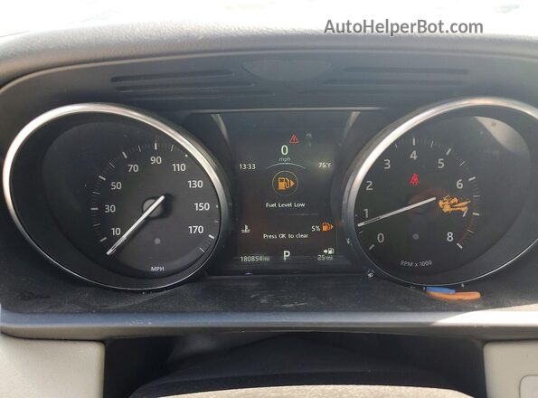 SALWR2VF2GA645819 2016 LAND ROVER RANGE White Vista del cuadro de instrumentos