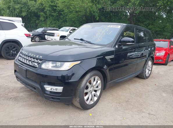 SALWR2VF3GA571228 2016 LAND ROVER RANGE ROVER SPORT Black Передня ліва чверть
