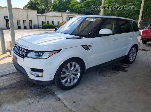 SALWR2VF3GA648423 2016 LAND ROVER RANGE Белый Передняя левая четверть