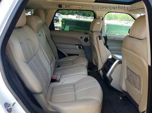 SALWR2VF3GA648423 2016 LAND ROVER RANGE Белый Вид задней части салона
