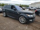 2016 Land Rover Range Rover Sport Hse Черный vin: SALWR2VF8GA633867