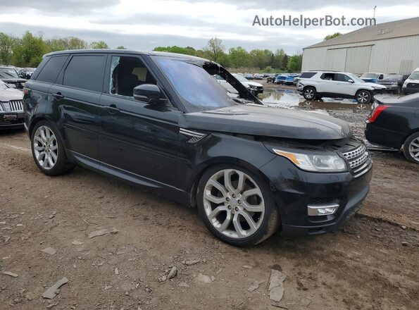 SALWR2VF8GA633867 2016 LAND ROVER RANGE Черный Передняя правая четверть