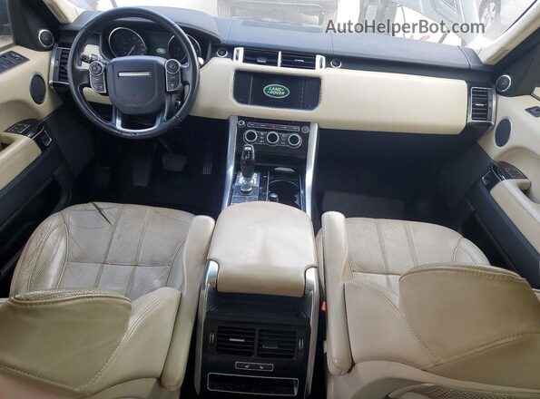 SALWR2VF8GA638891 2016 LAND ROVER RANGE Black Вид панелі приладів