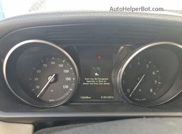 SALWR2VF8GA638891 2016 LAND ROVER RANGE Black Вид щитка приладів