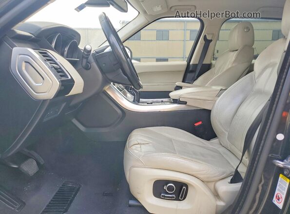 SALWR2VF8GA638891 2016 LAND ROVER RANGE Black Вид салону спереду