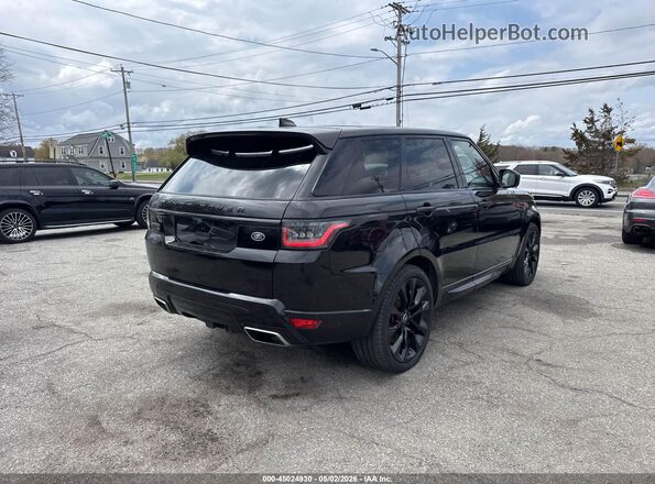 SALWS2RU2MA749784 2021 LAND ROVER RANGE ROVER SPORT Black Задня права чверть